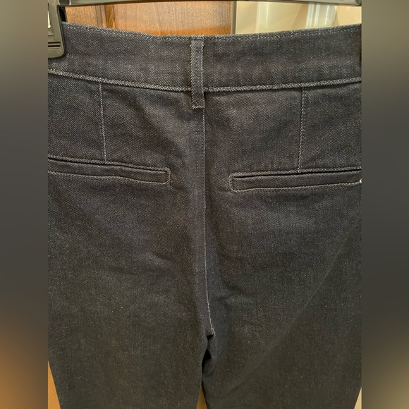 Wide leg high waist denim jean trouser Talbots NWT Sz 0 - Picture 5 of 11